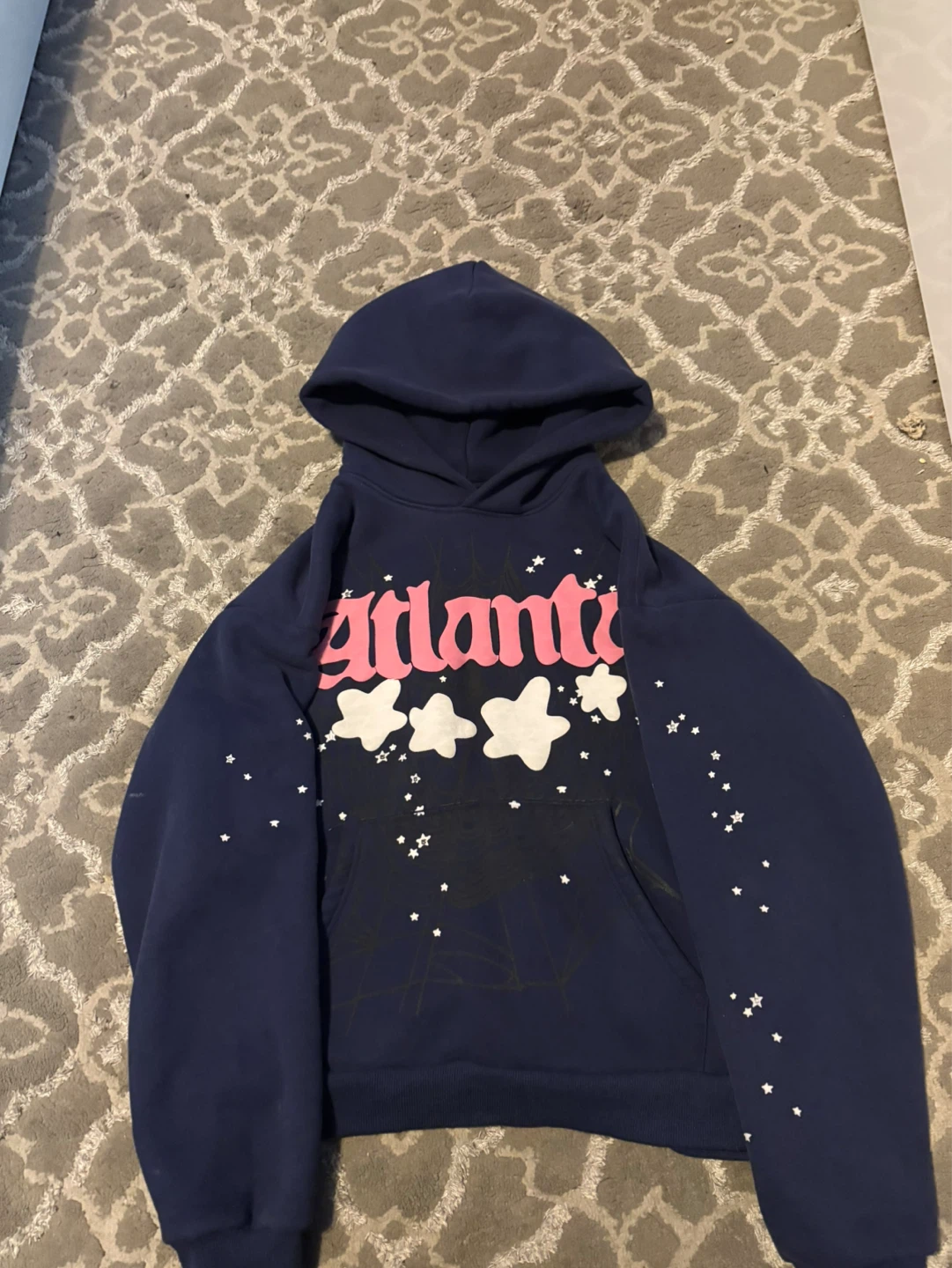 Navy Atlanta Hoodie (Sp5der)