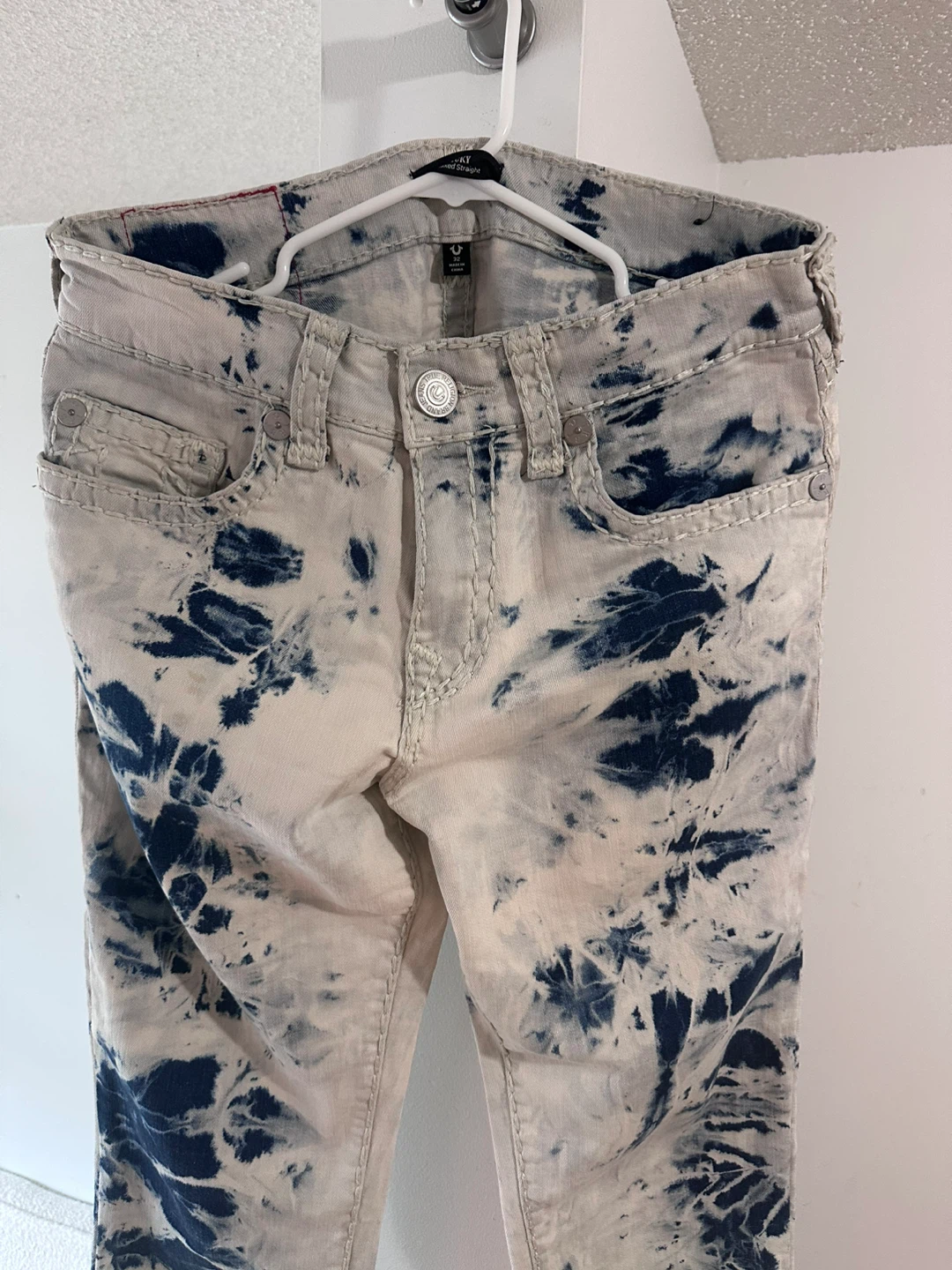 Men's Jeans Tie-Dye Acid Wash 32 waist - photo 2