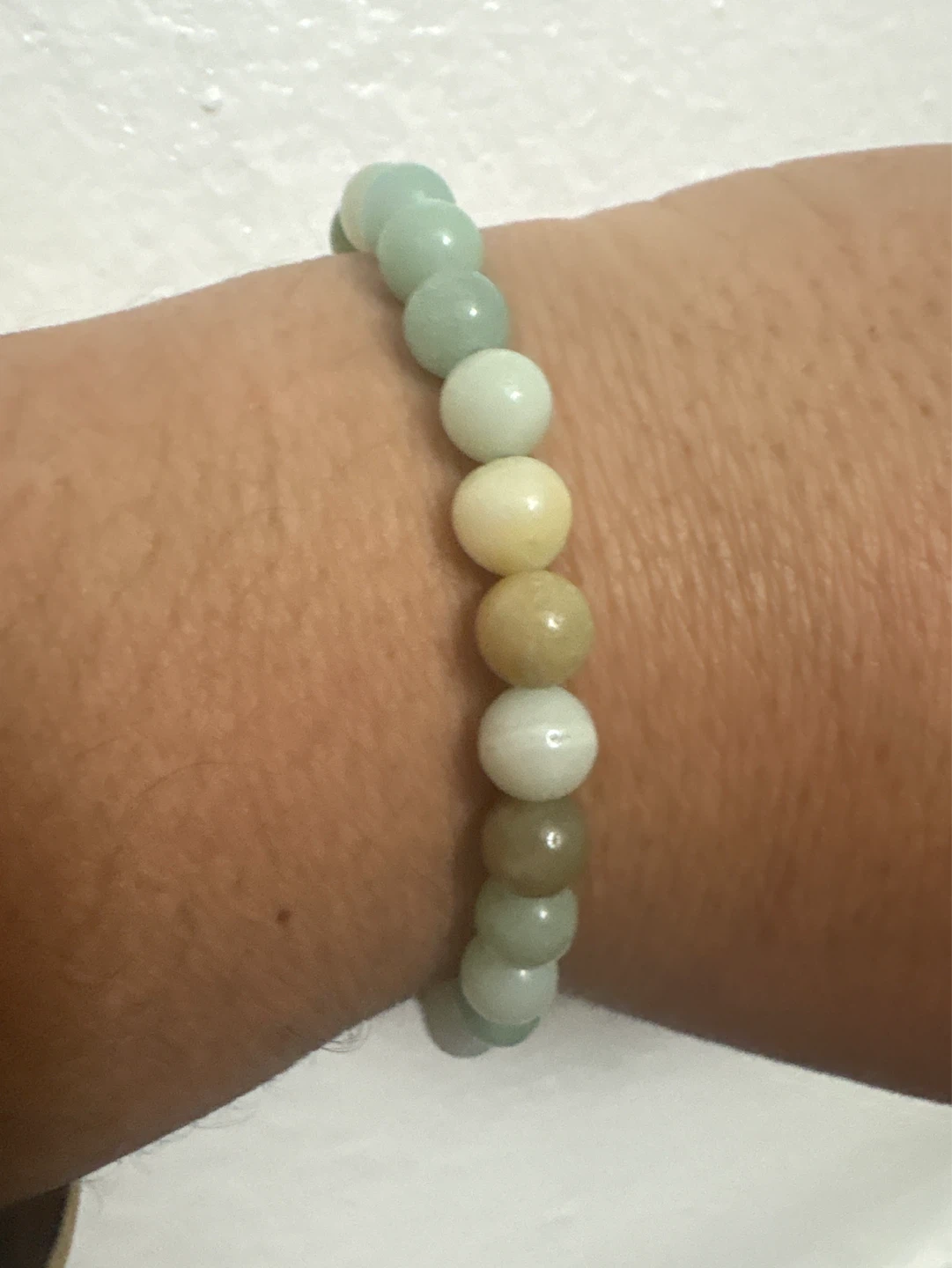 Genuine  Natural Jade Buddha Stones Beaded Bracelet - photo 2