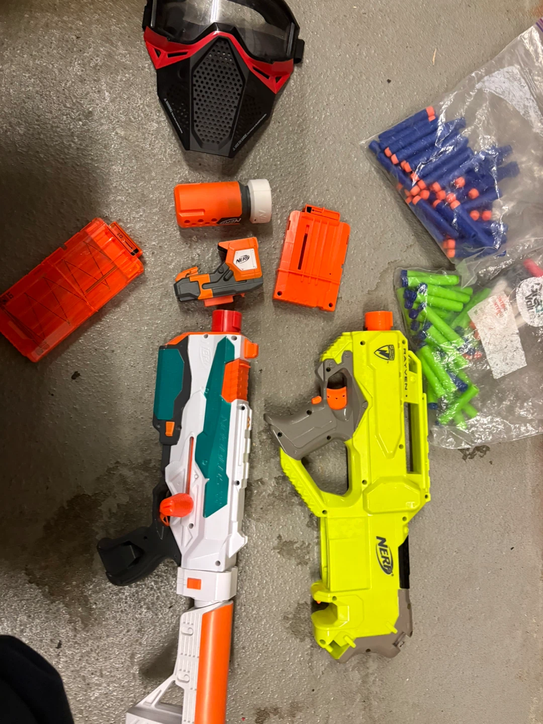 Nerf Blasters and Accessories Lot
