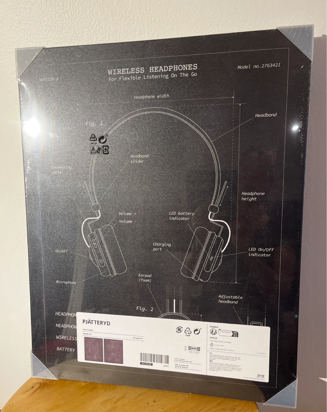 IKEA PJÄTTERYD Canvas Art 2 Piece