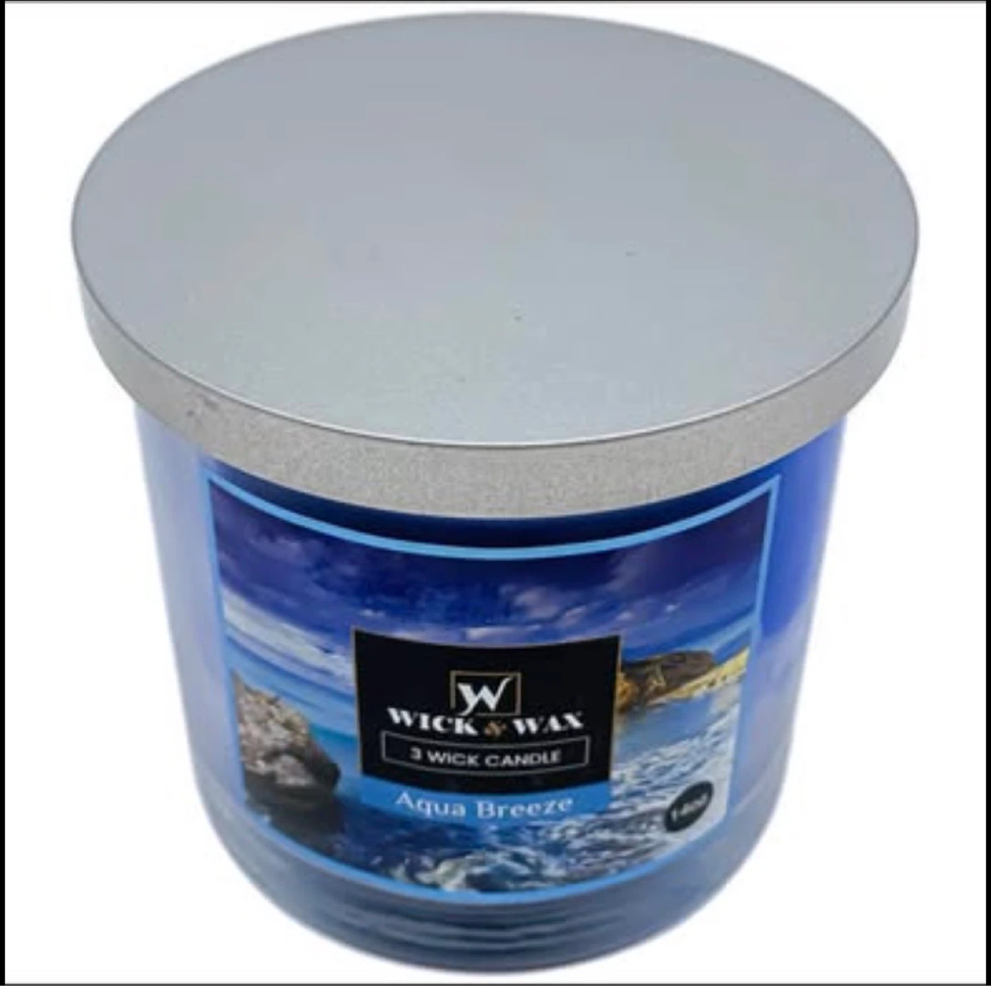 Wick & Wax scented candles, 14 oz. Aqua Breeze