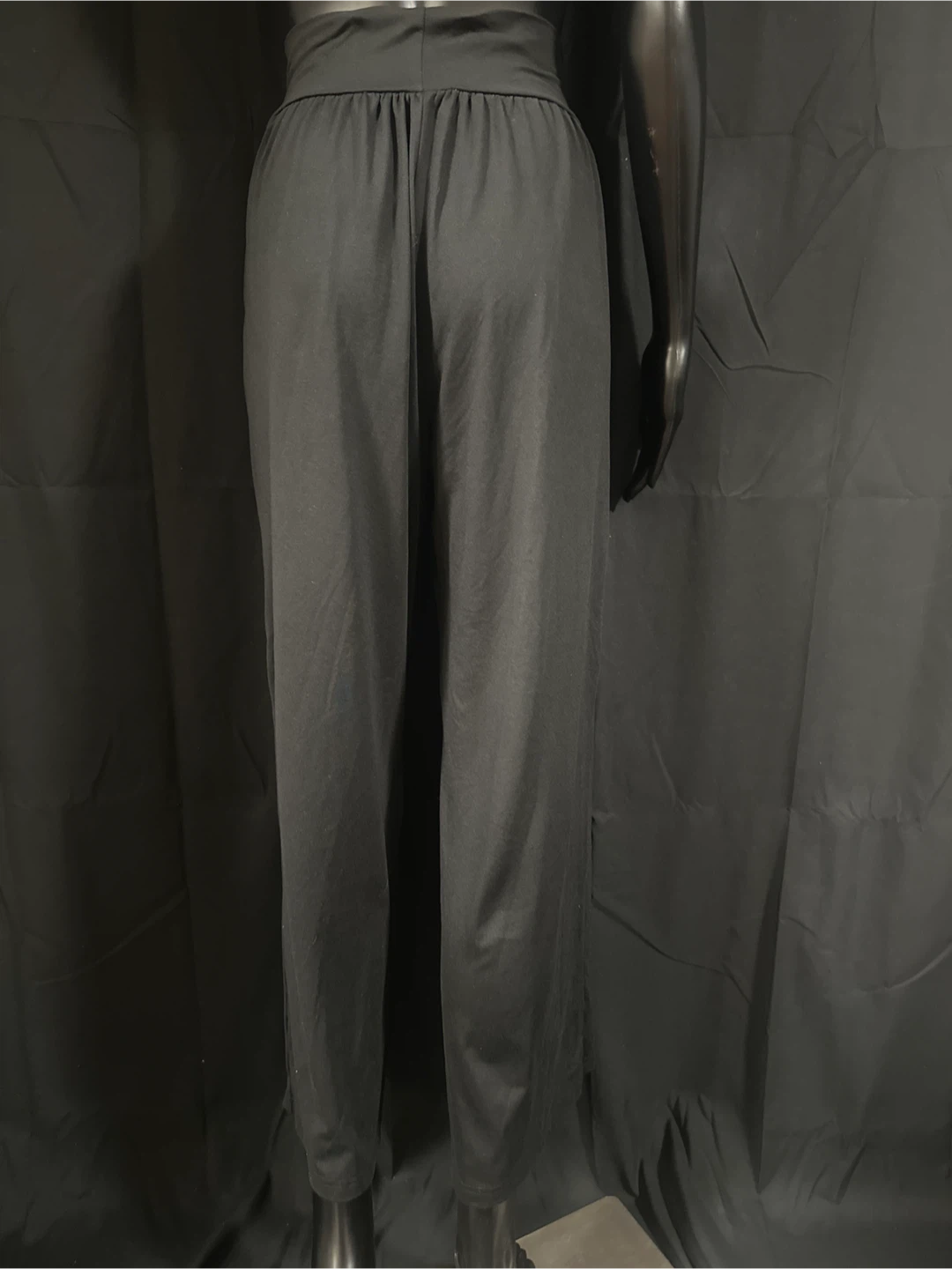 Black Wide Leg Lounge Pants - photo 2