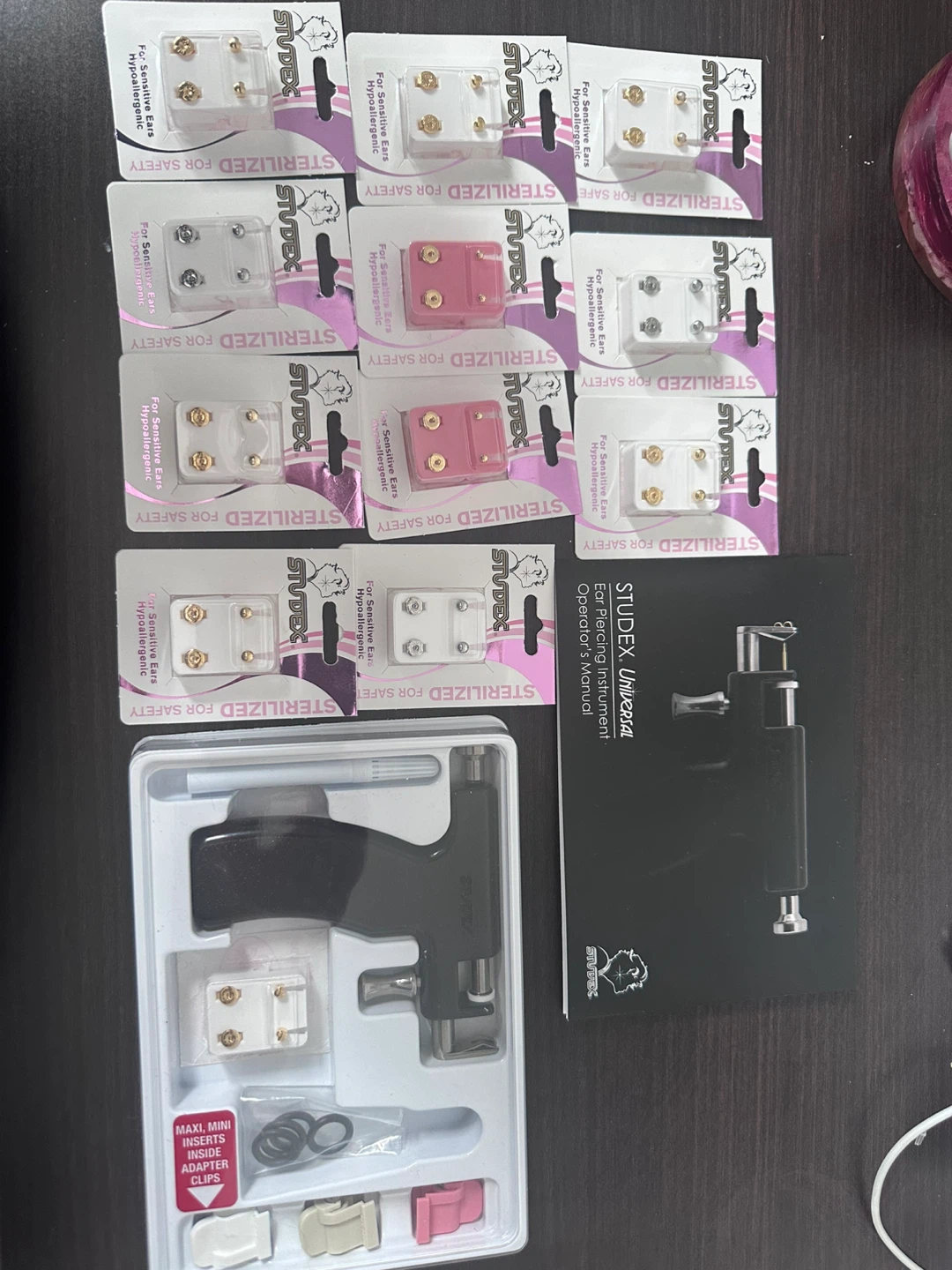 Studex Universal Ear Piercing Instrument Kit with Earrings - photo 2