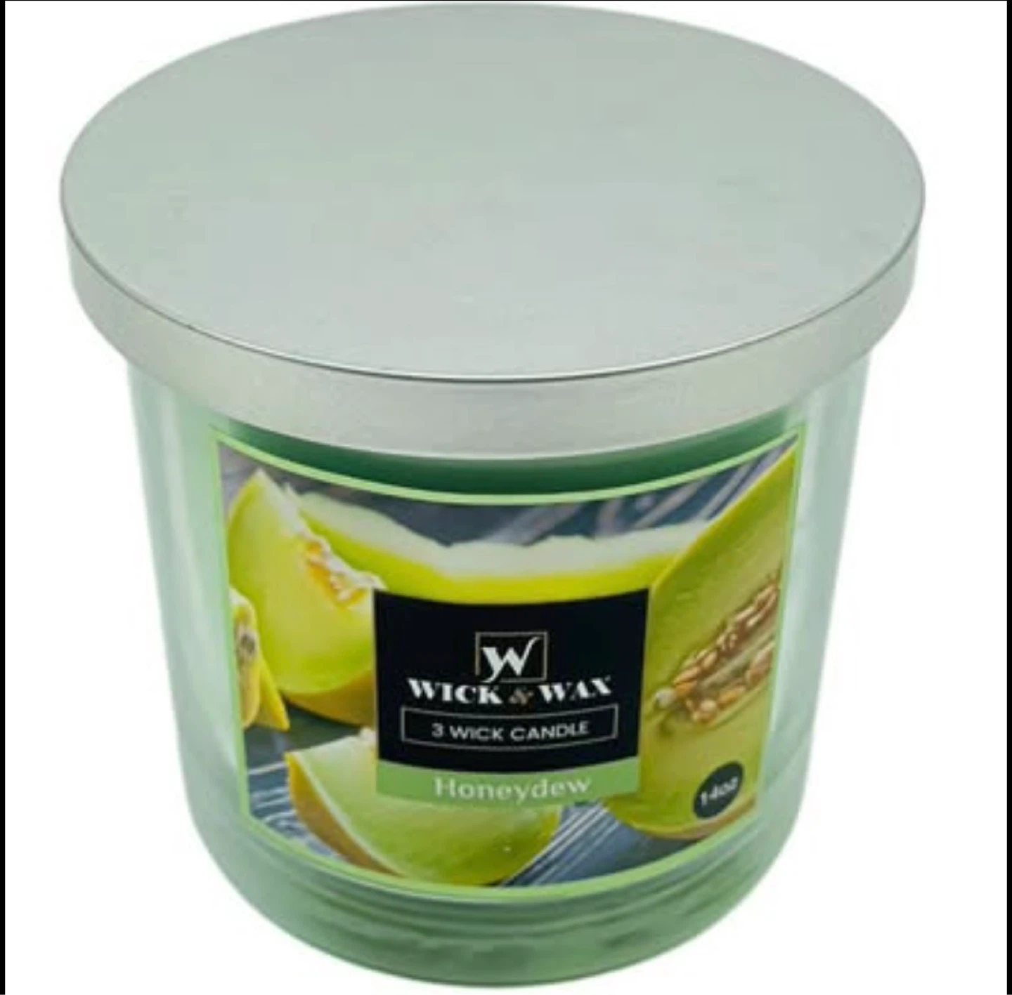 Wick & Wax scented candles, 14 oz. Honeydew