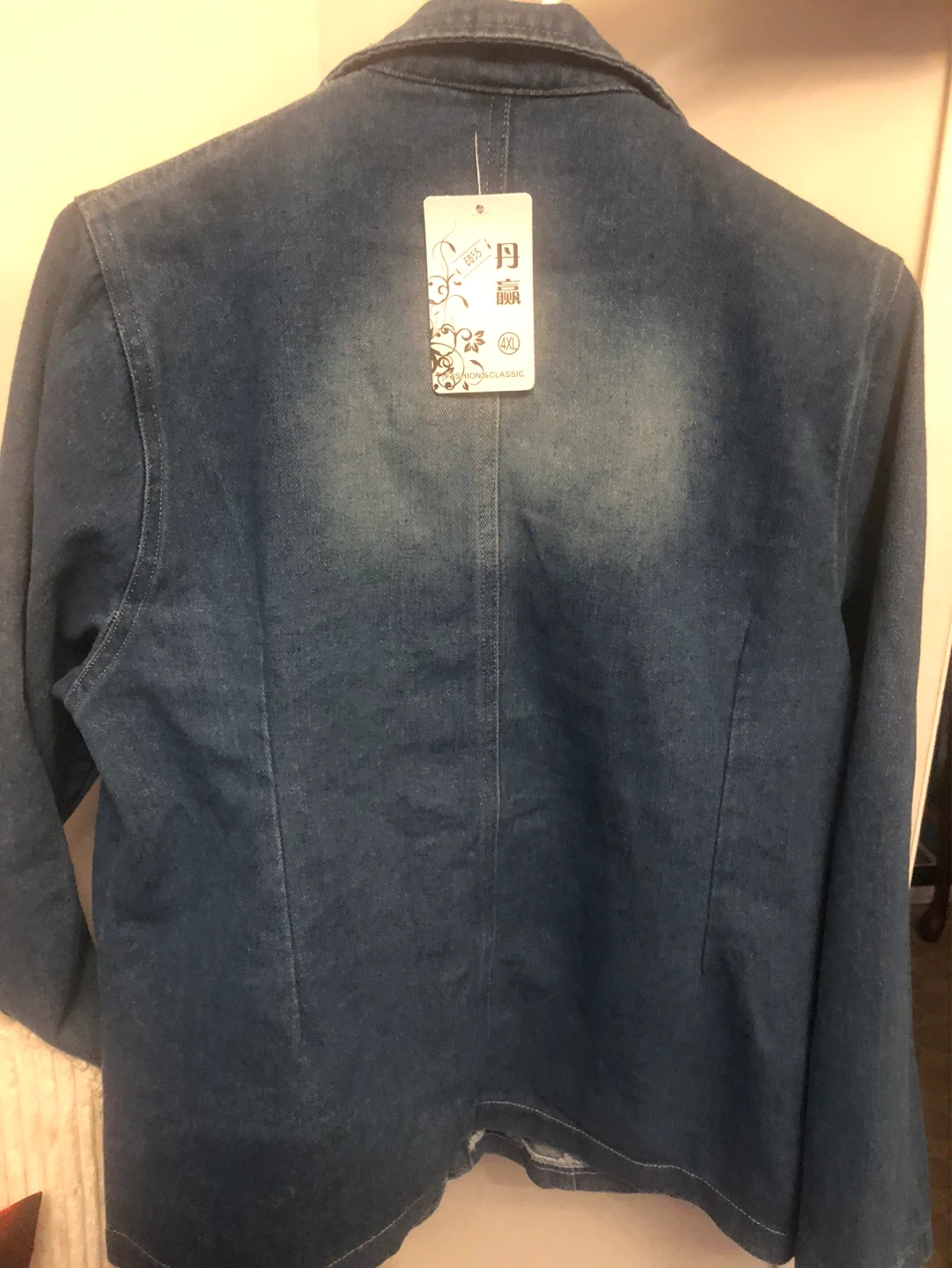 Women's Denim Blazer Jacket 4XL - photo 2