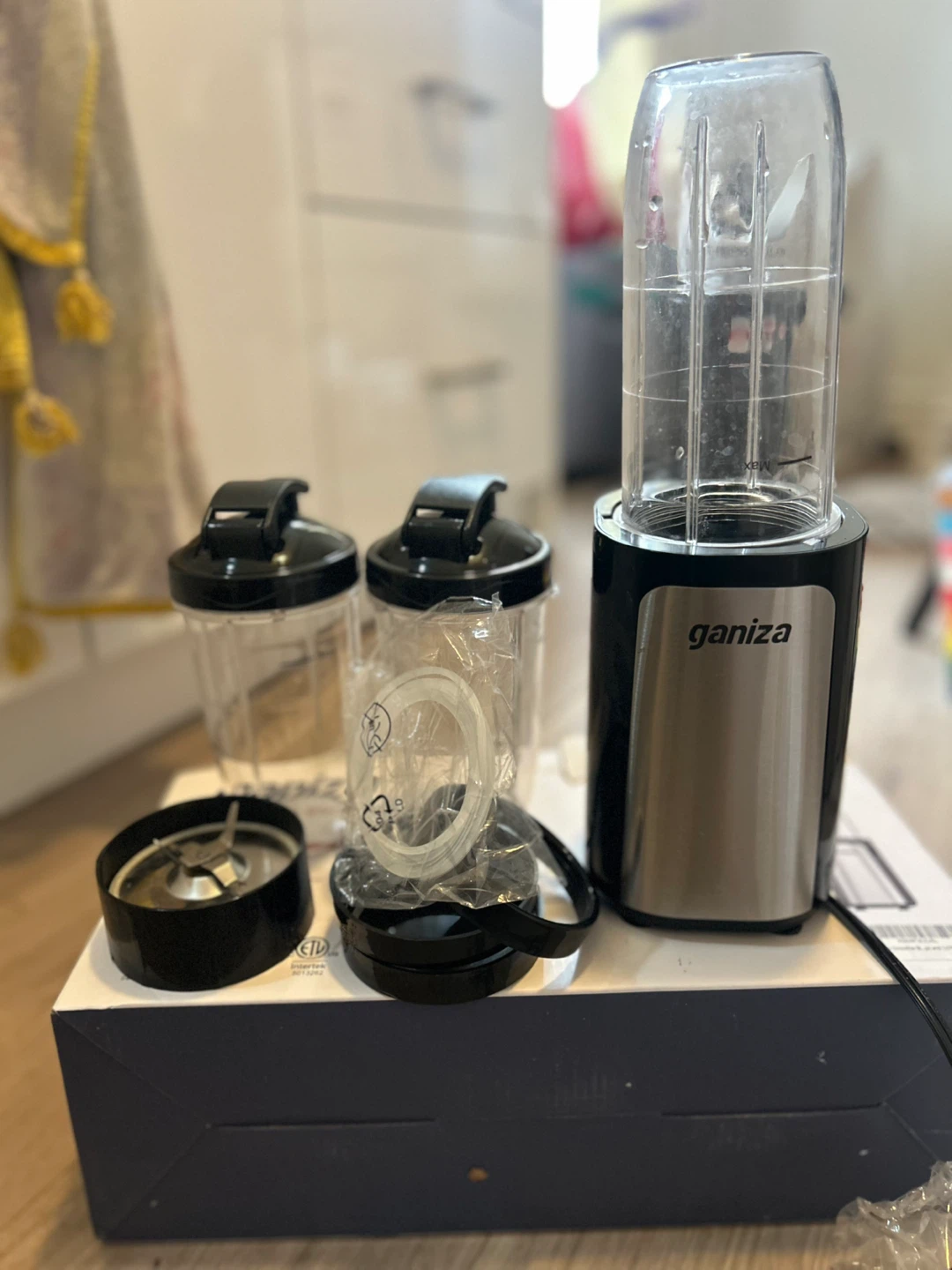 Ganiza Personal Blender with 2 Cups and Recipe Book