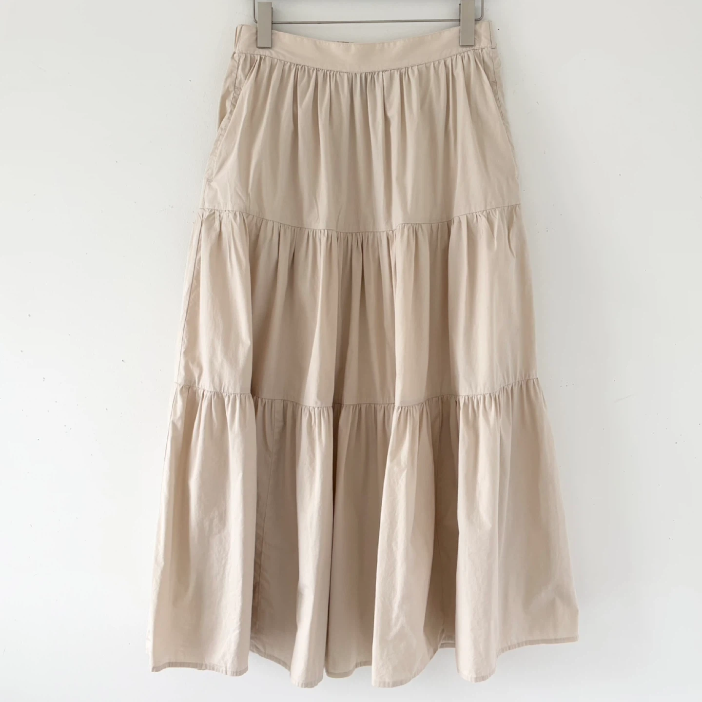 Roots Pull-On Poplin Tiered Skirt