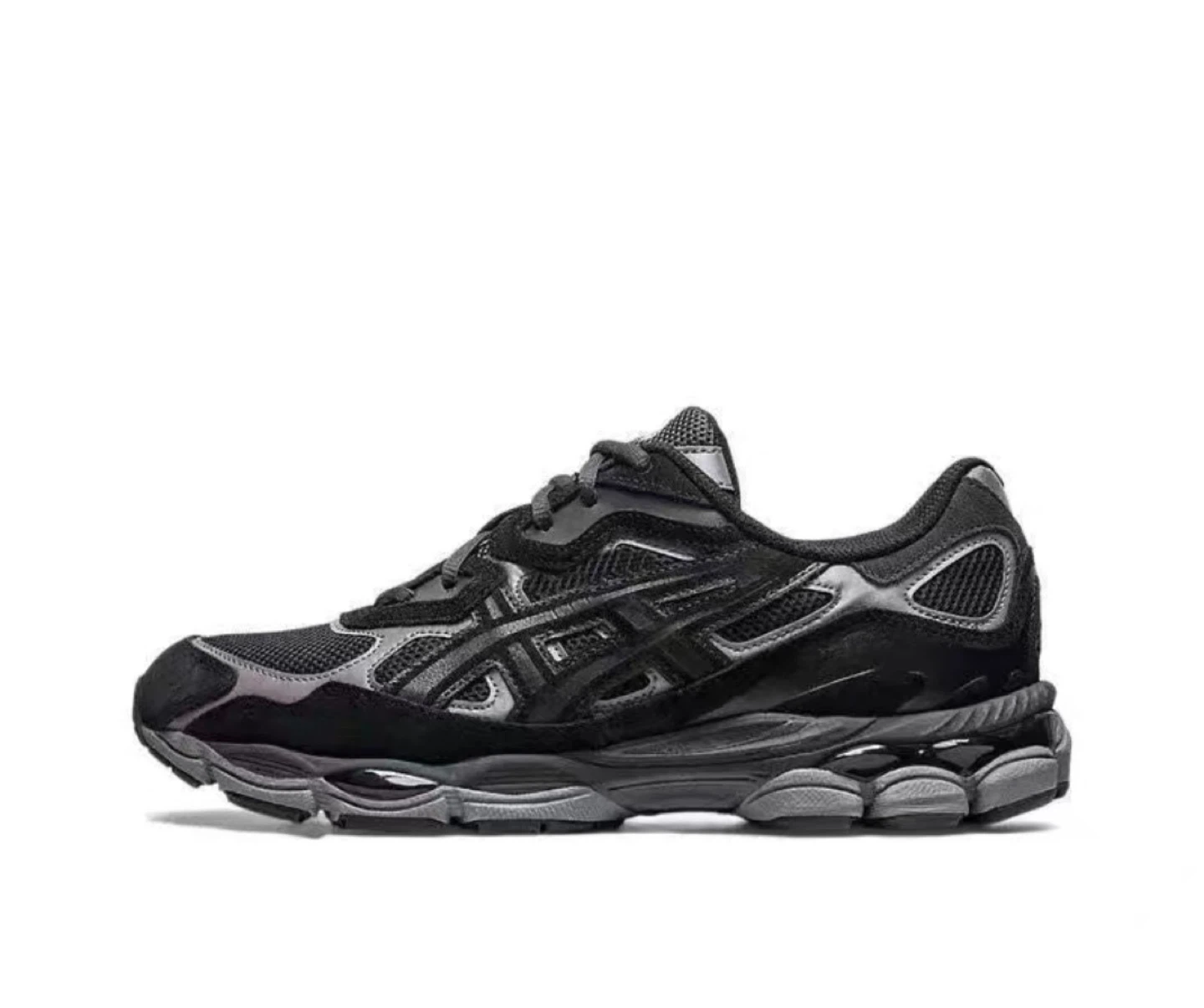 ASICS Men's Shoes Black/Silver