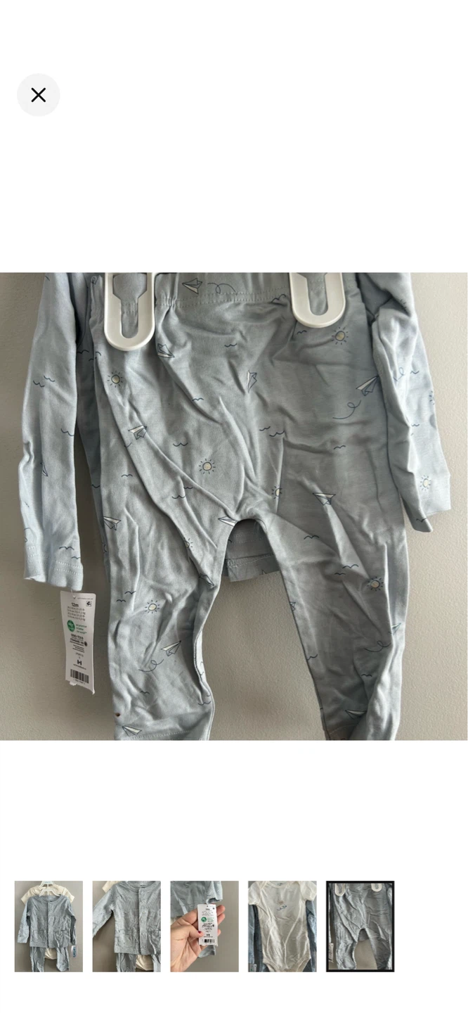 Carter's Baby Boys' 3-Piece Pajama Set - 12 Months - photo 5