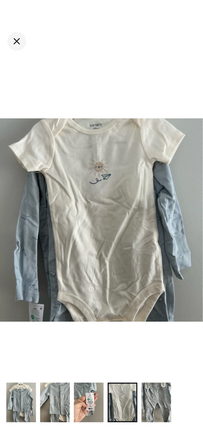 Carter's Baby Boys' 3-Piece Pajama Set - 12 Months - photo 4