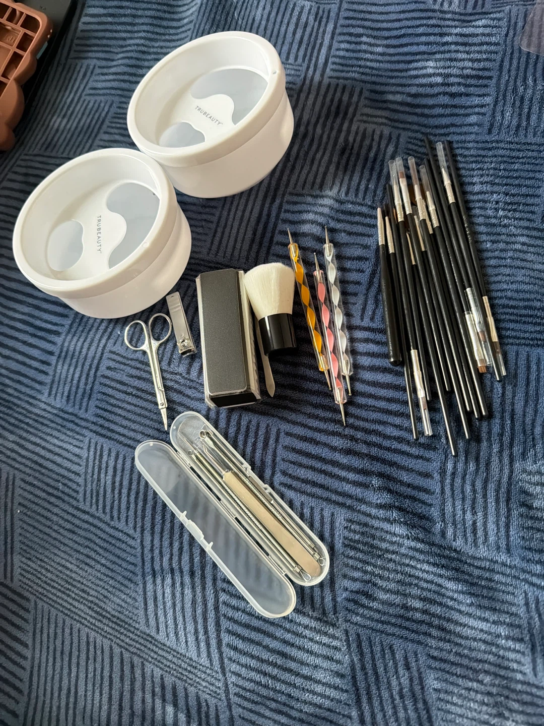 Nail Art Brushes and Dotting Tools Set and fcae extracting tools - photo 2