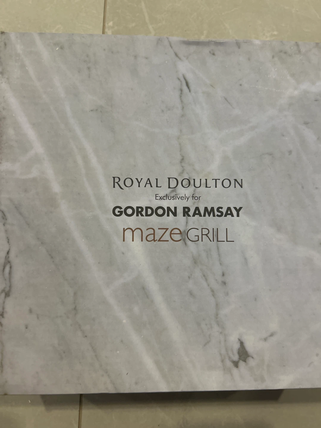 Royal Doulton Gordon Ramsay Maze Grill 4 pc Dinner Plates