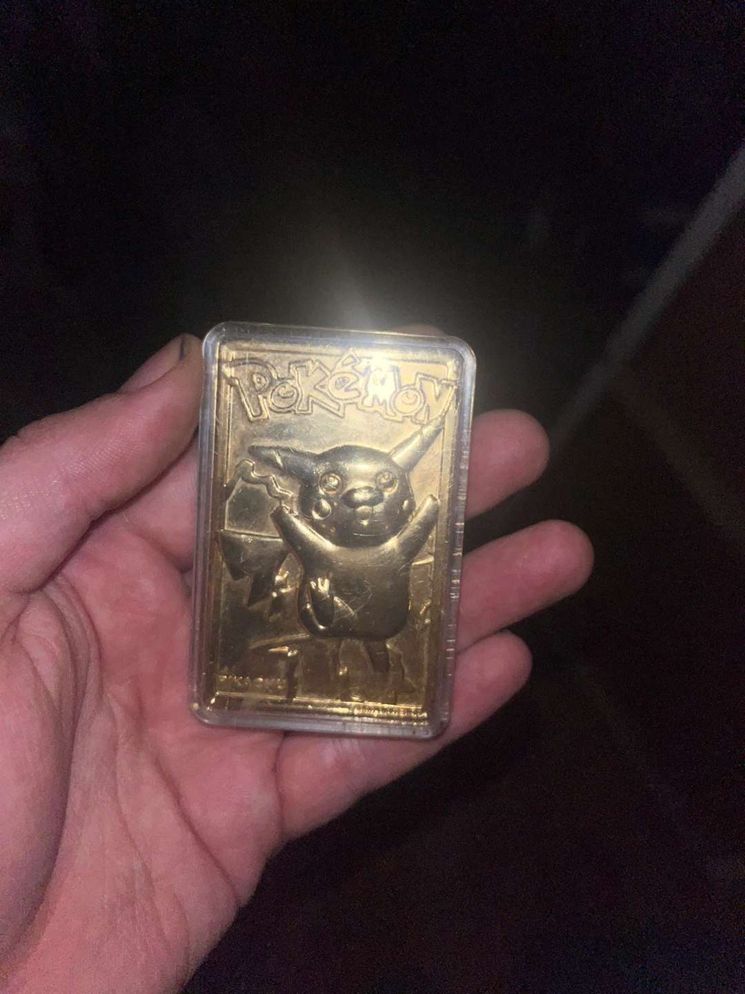 Pokemon Pikachu 24k Gold Plated Card - photo 2