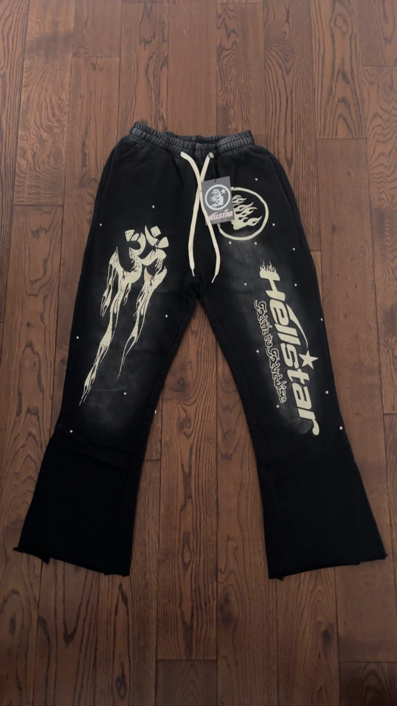 Hellstar Flare Sweatpants Black
