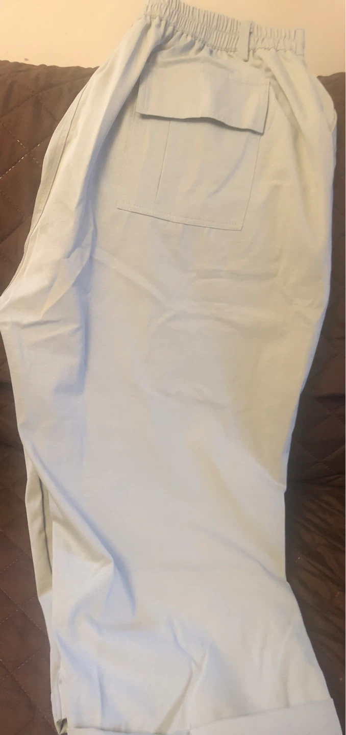 Light Beige capri  Pants lasric waist 17 and length 32