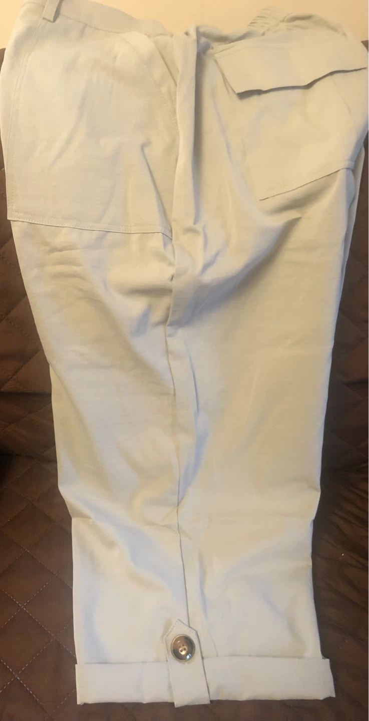 Light Beige capri  Pants lasric waist 17 and length 32 - photo 3