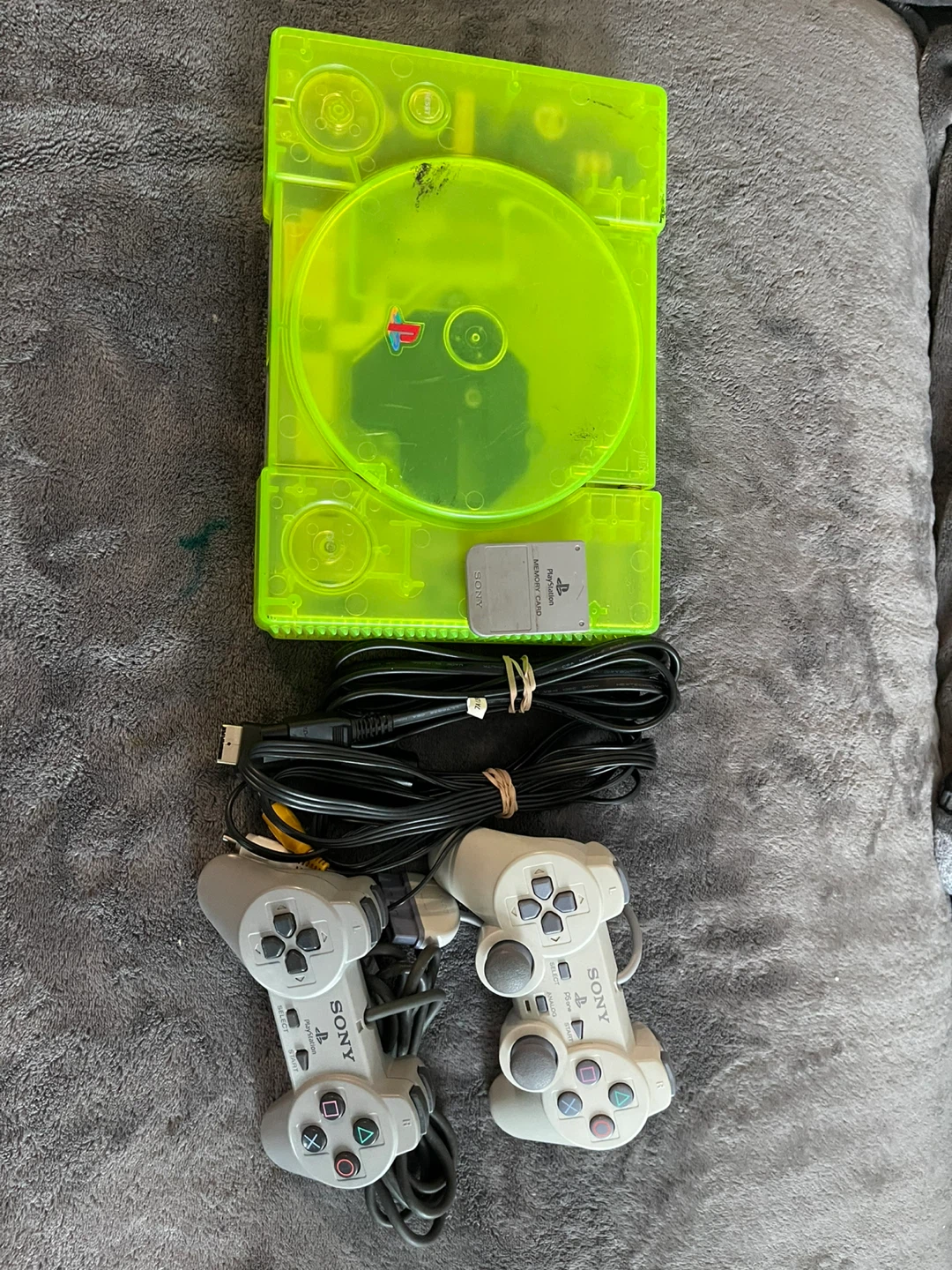 Sony PlayStation 1 Console - Translucent Green