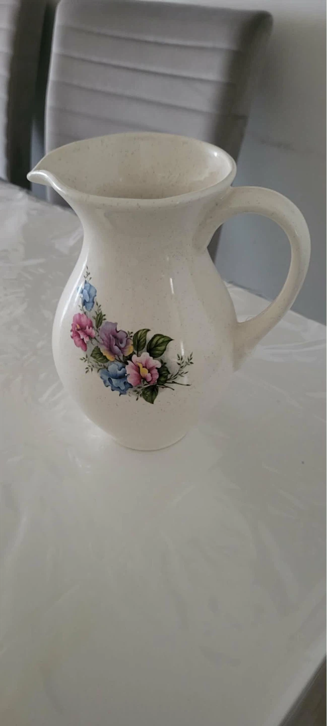 Vintage Floral Pitcher and Basin Set - photo 3
