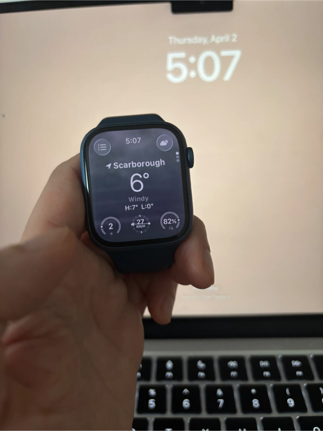 Apple Watch Series 7 - Blue 45mm Aluminum - 82% Battery Health - photo 2