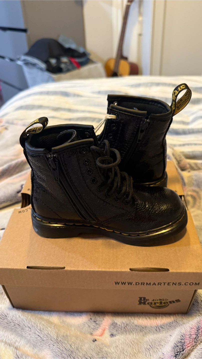Dr. Martens 1460 T "Crinkle Metallic" Boots - photo 4