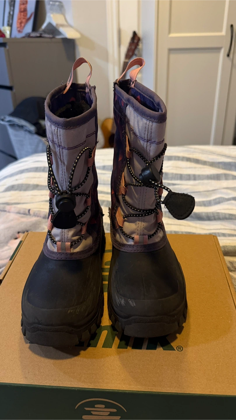 Kamik Kids Winter Boots Size 13 Grape Raisin Waterproof