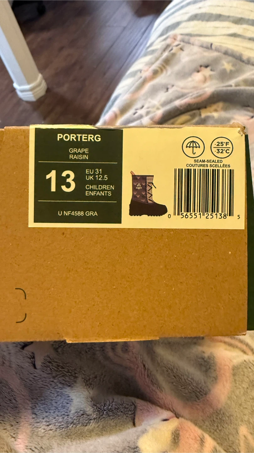 Kamik Kids Winter Boots Size 13 Grape Raisin Waterproof - photo 5