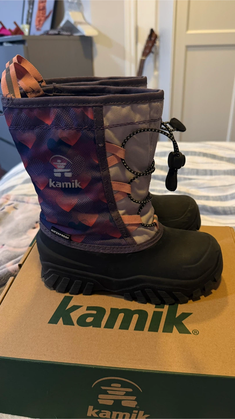 Kamik Kids Winter Boots Size 13 Grape Raisin Waterproof - photo 2