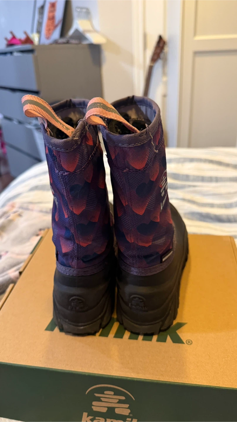 Kamik Kids Winter Boots Size 13 Grape Raisin Waterproof - photo 3