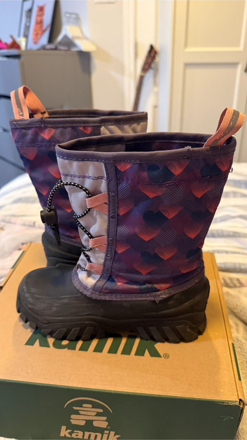 Kamik Kids Winter Boots Size 13 Grape Raisin Waterproof - photo 4