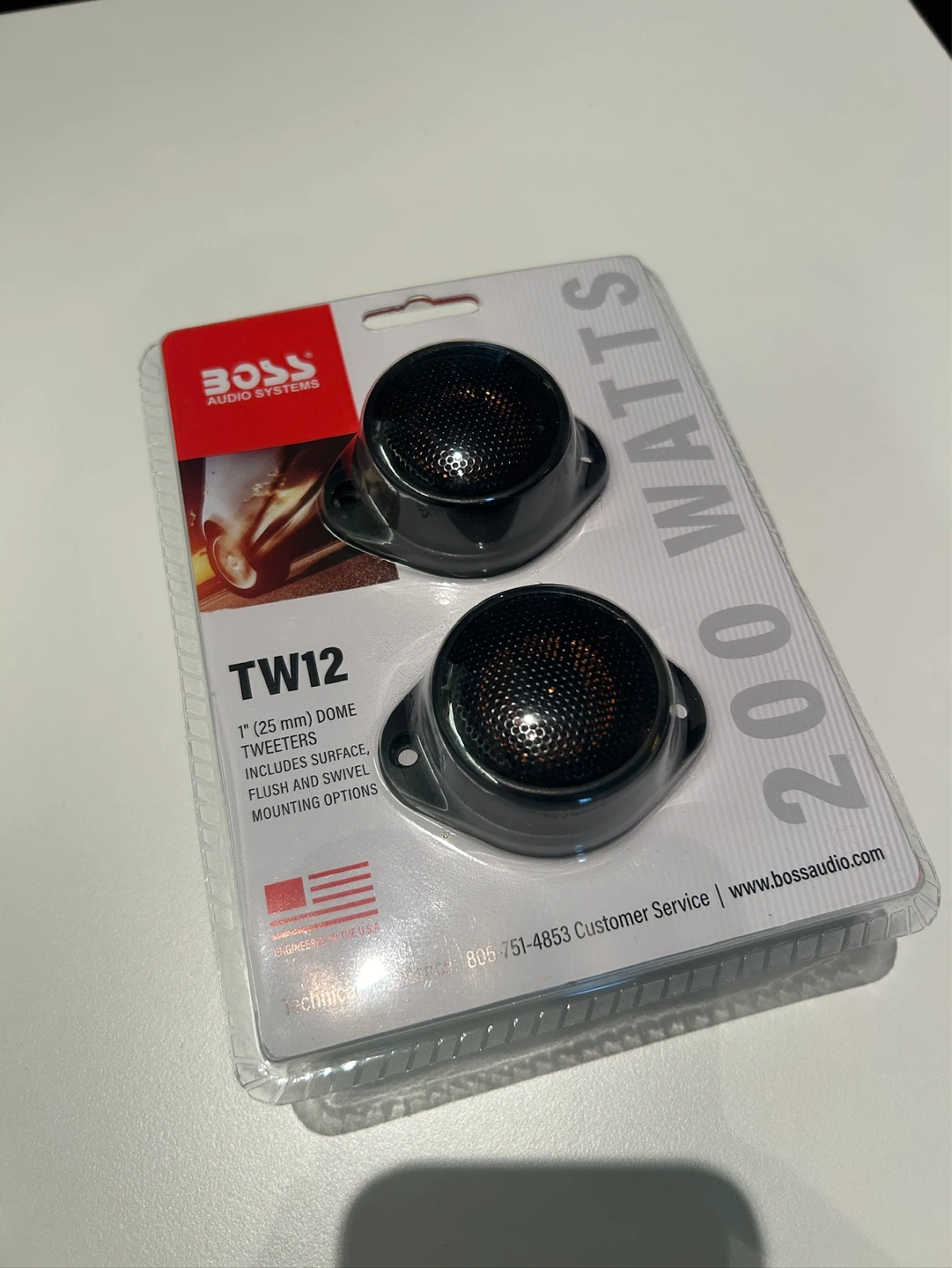 Boss Audio TW12 1" Dome Tweeters