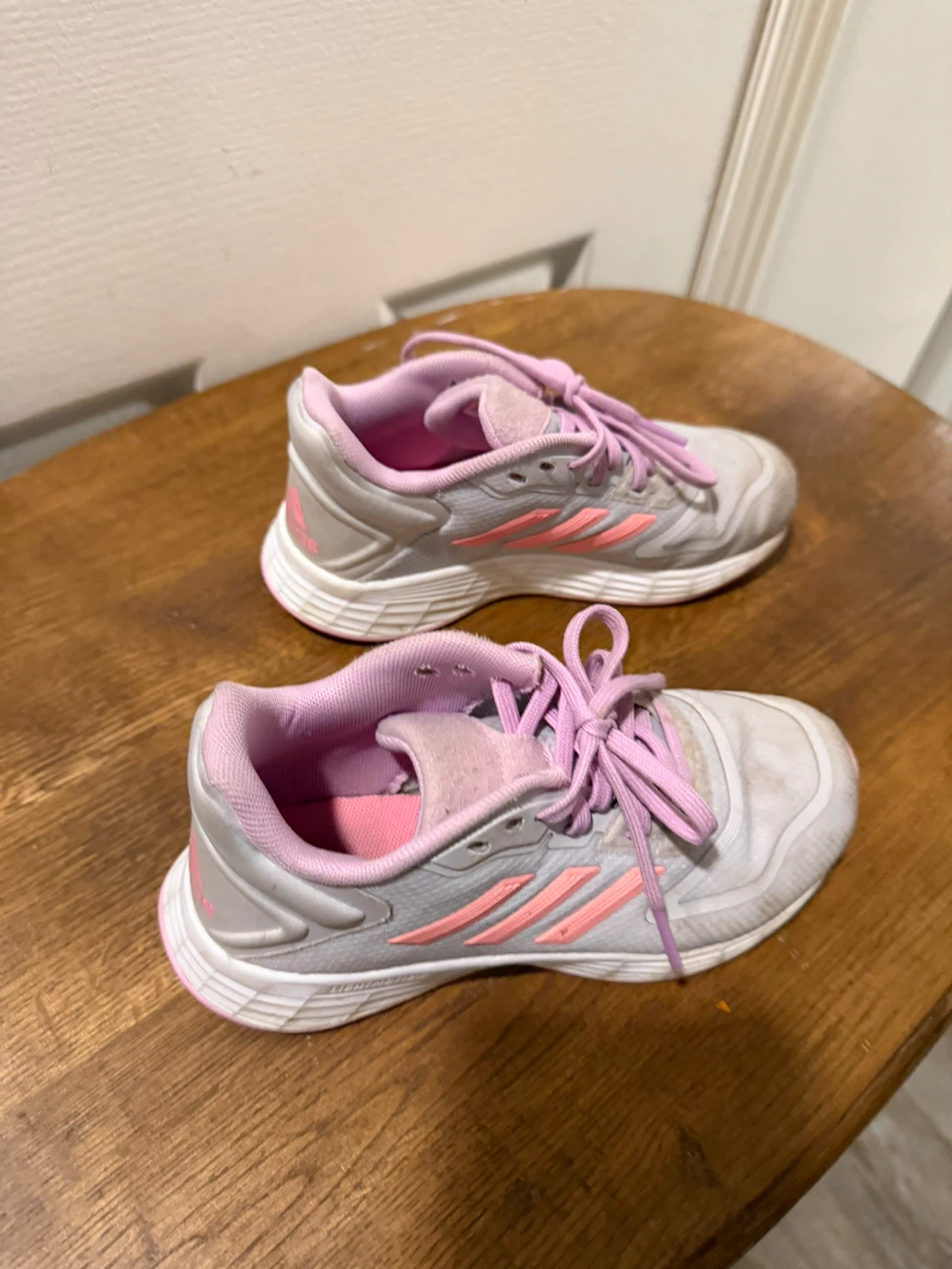 Adidas Lightmotion Running Shoes - Kids Size 2 - Pink/Grey - photo 2