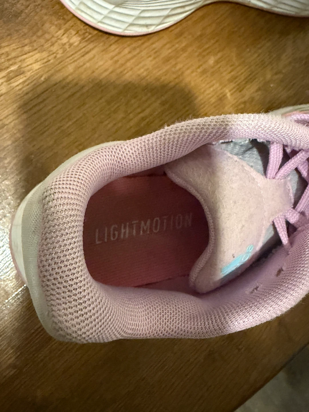 Adidas Lightmotion Running Shoes - Kids Size 2 - Pink/Grey - photo 3
