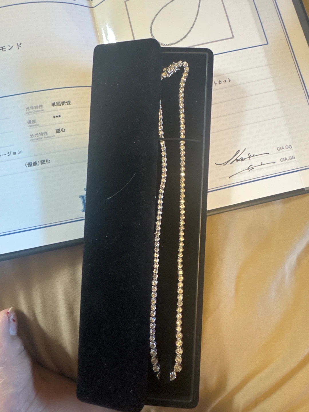 Natural Diamond Necklace - 10.00ct Round Brilliant - photo 3
