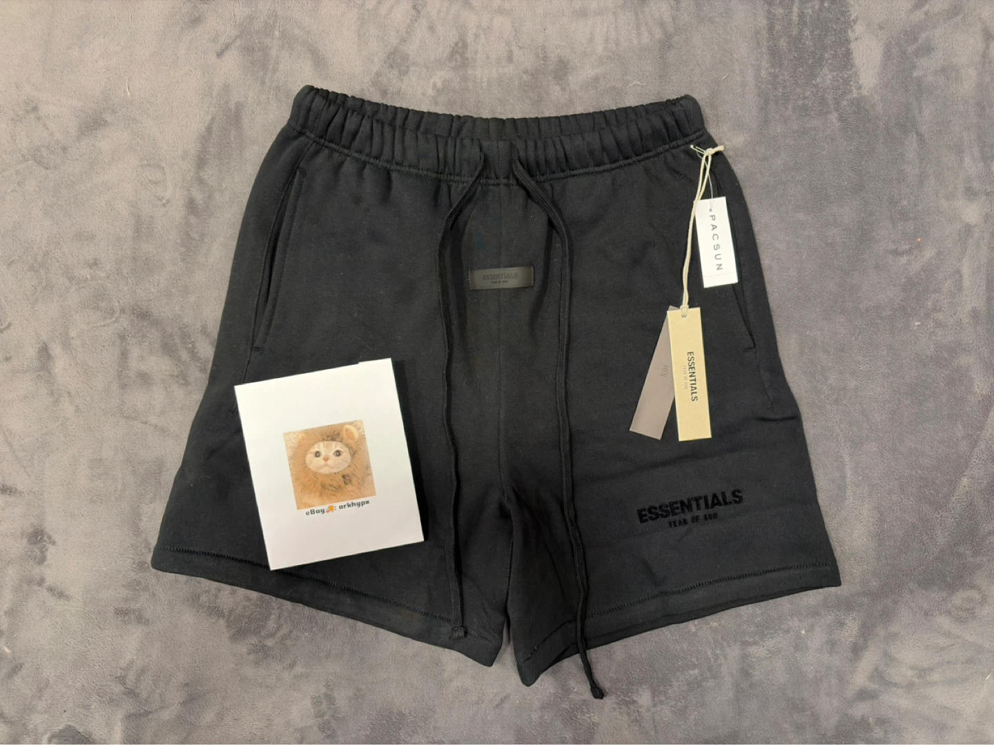 Fear of God Essentials Shorts Stretch Limo Black Size S