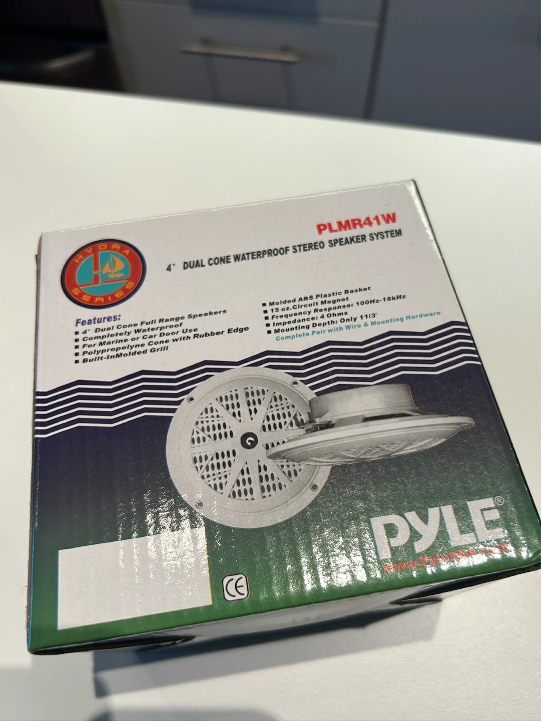 PYLE PLMR41W 4" Dual Cone Waterproof Stereo Speaker System - photo 2