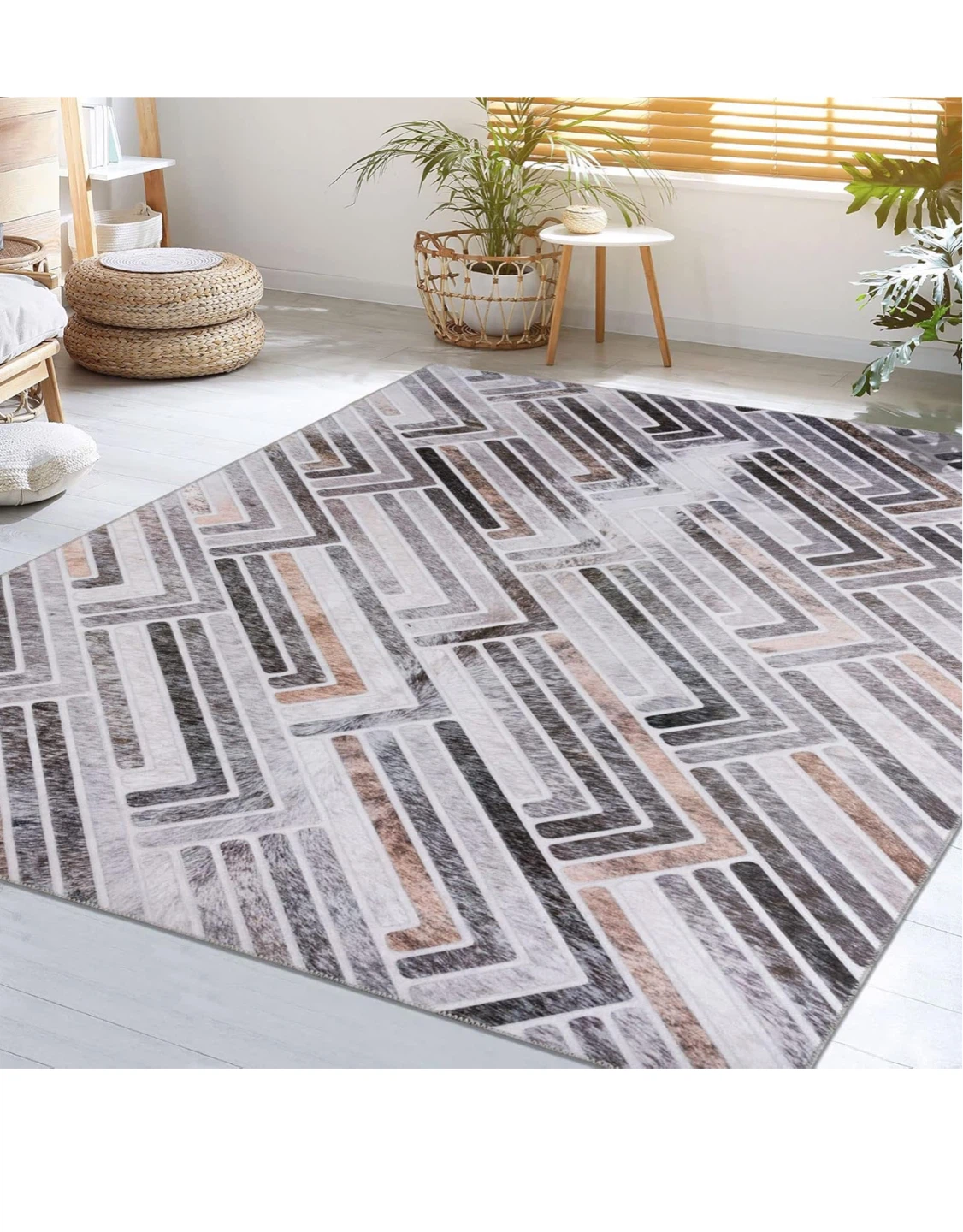 DECOMALL Coronado Washable Area Rug 3' x 5' - Multi - photo 2