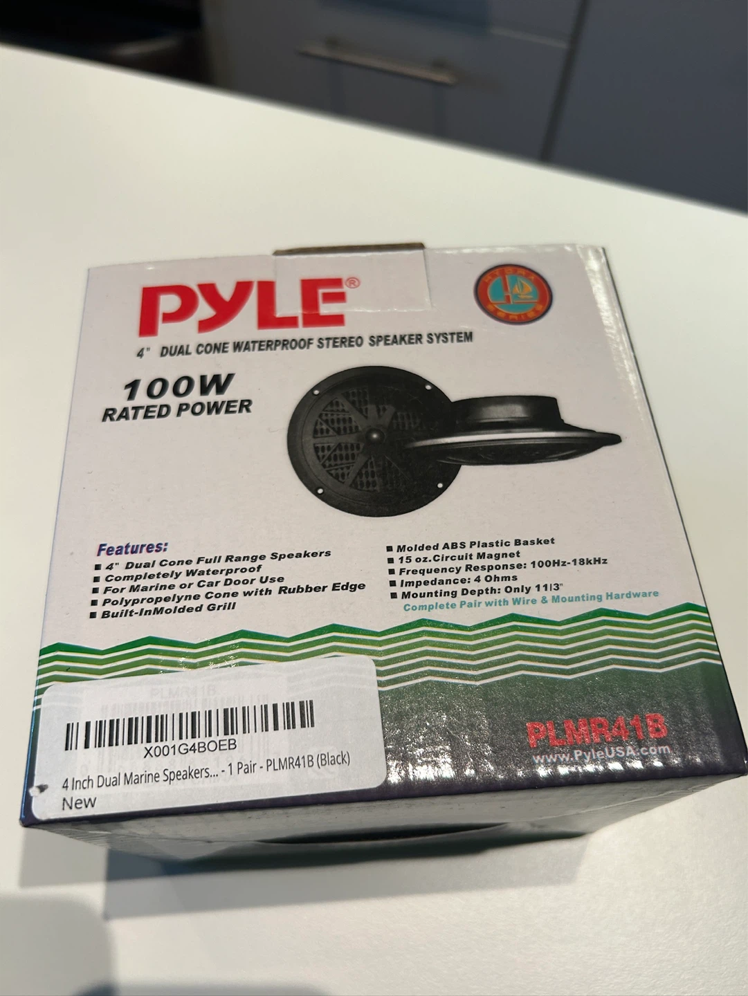 Pyle 4 Inch Dual Cone Waterproof Stereo Speaker System - PLMR41B - photo 2