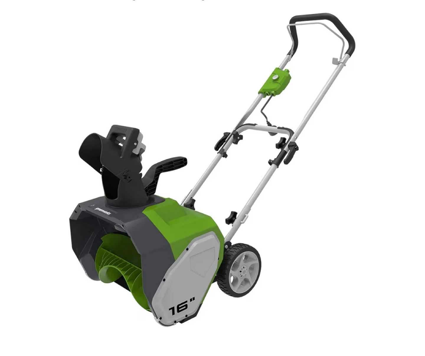 Greenworks 10A 16-Inch Electric Snow Thrower - photo 3