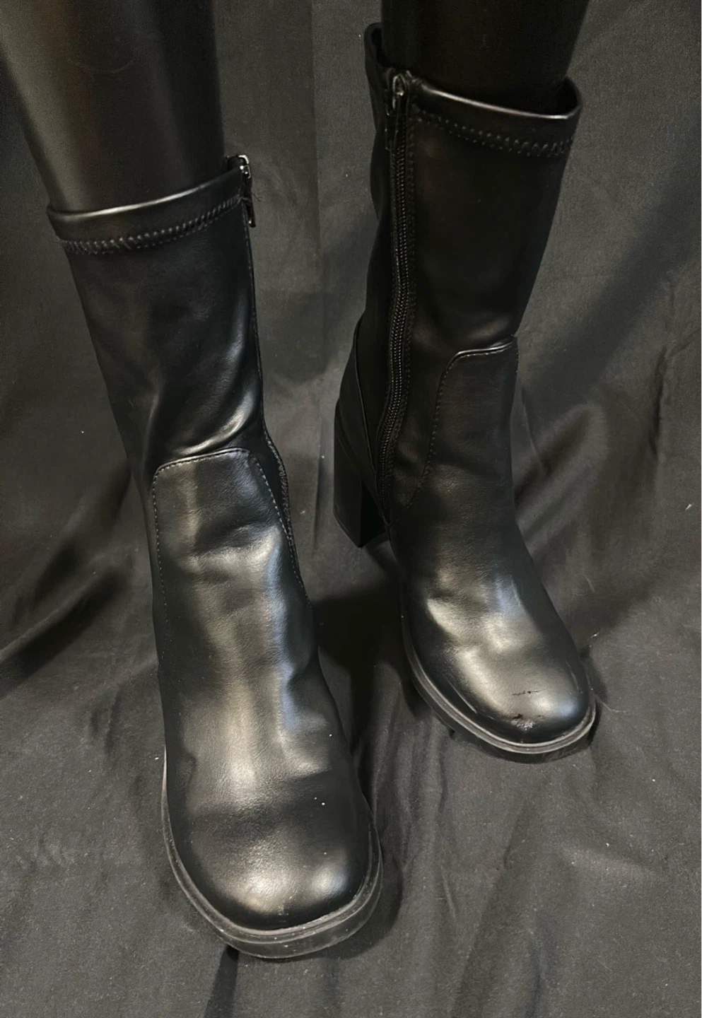 Black Heeled Boots