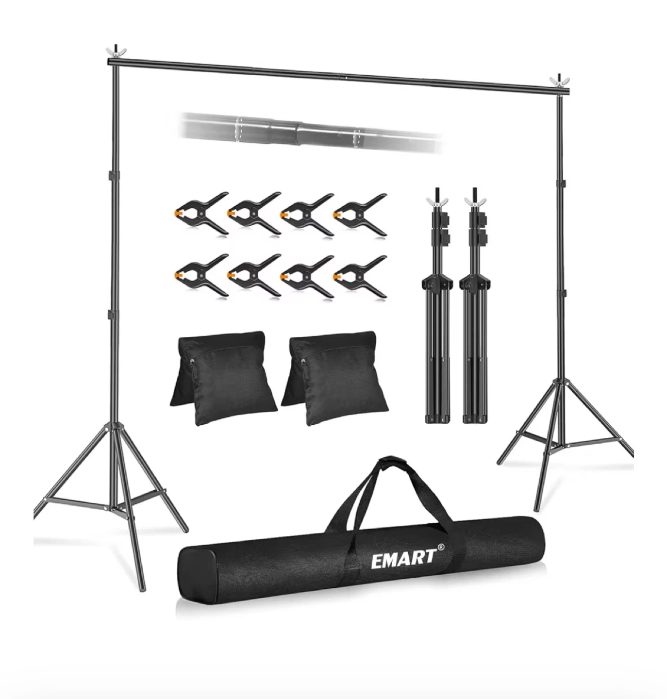 EMART Photography Backdrop Stand Kit - photo 2