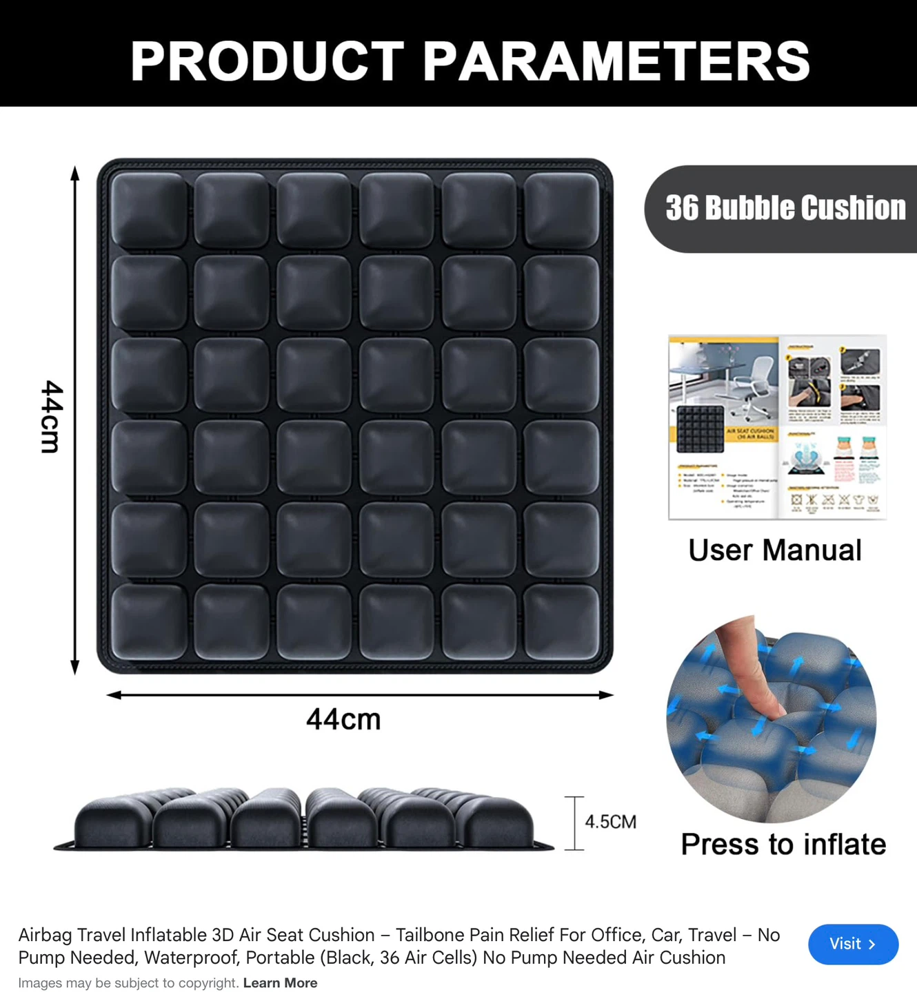 Portable versatile Travel Cushion - photo 4