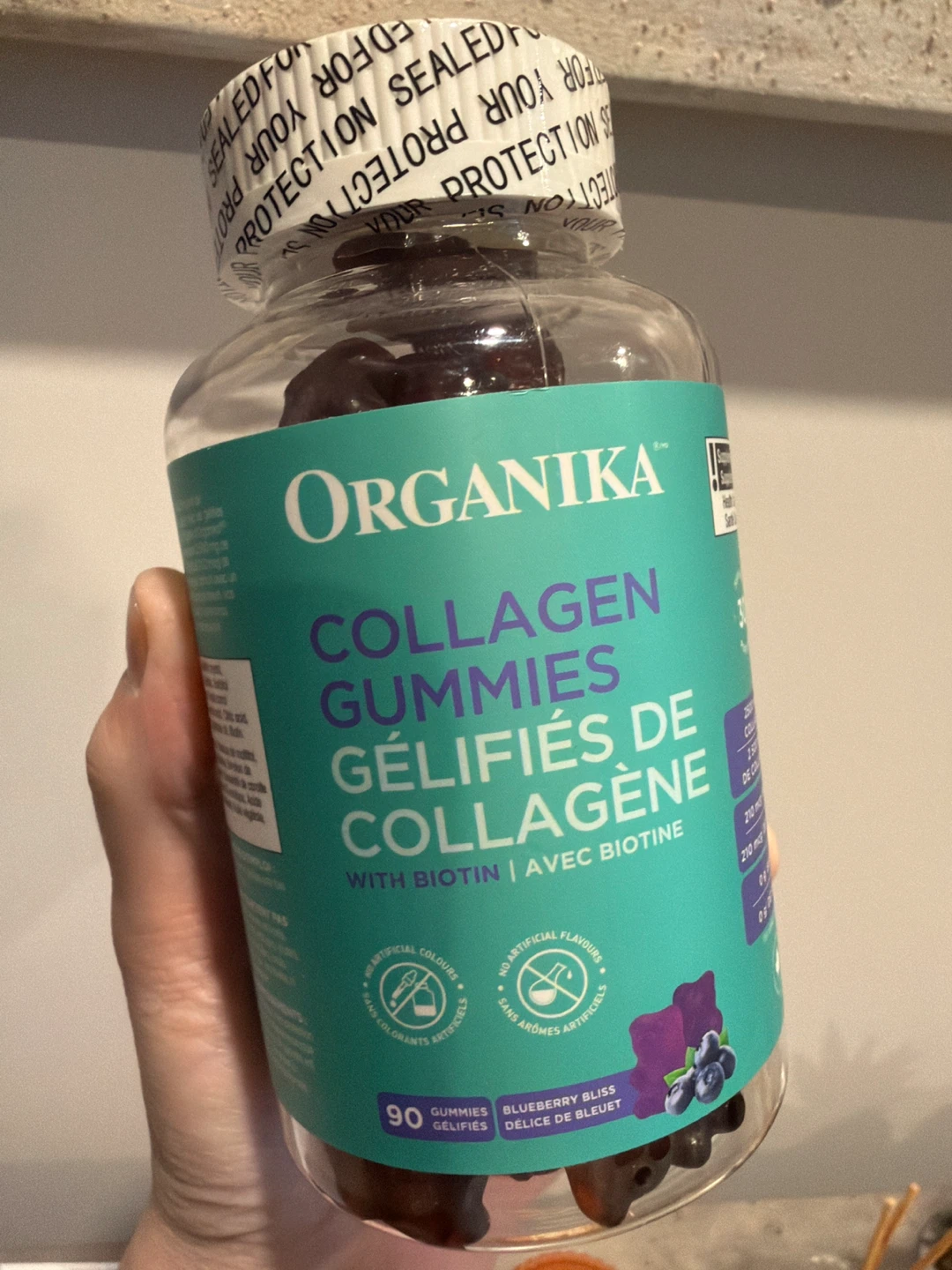Organika Collagen Gummies Biotin
