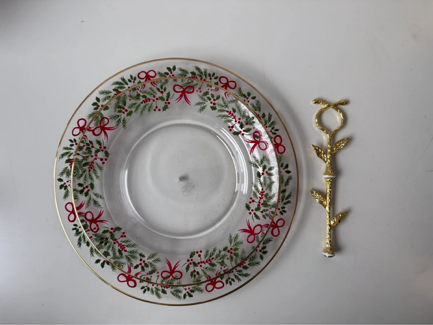 HomeGoods 2 Tier Glass Serving Tray - photo 2