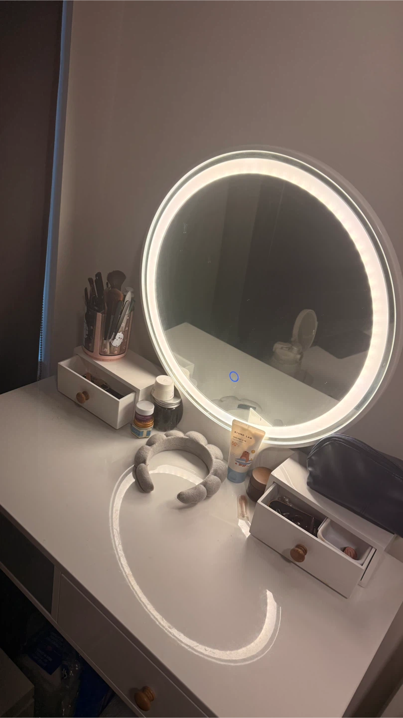 Vanity Table with LED Mirror - photo 2