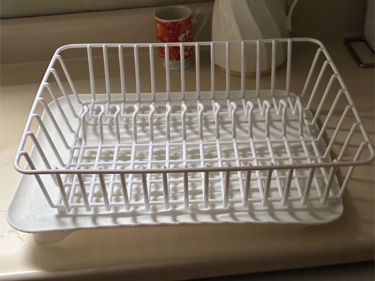 $3 Dish rack tray white very good condition Donlands O'Connor