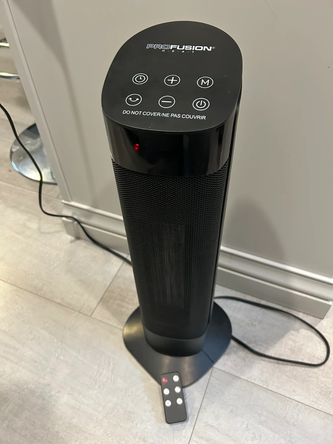 Tower Heater with Remote (1500W)