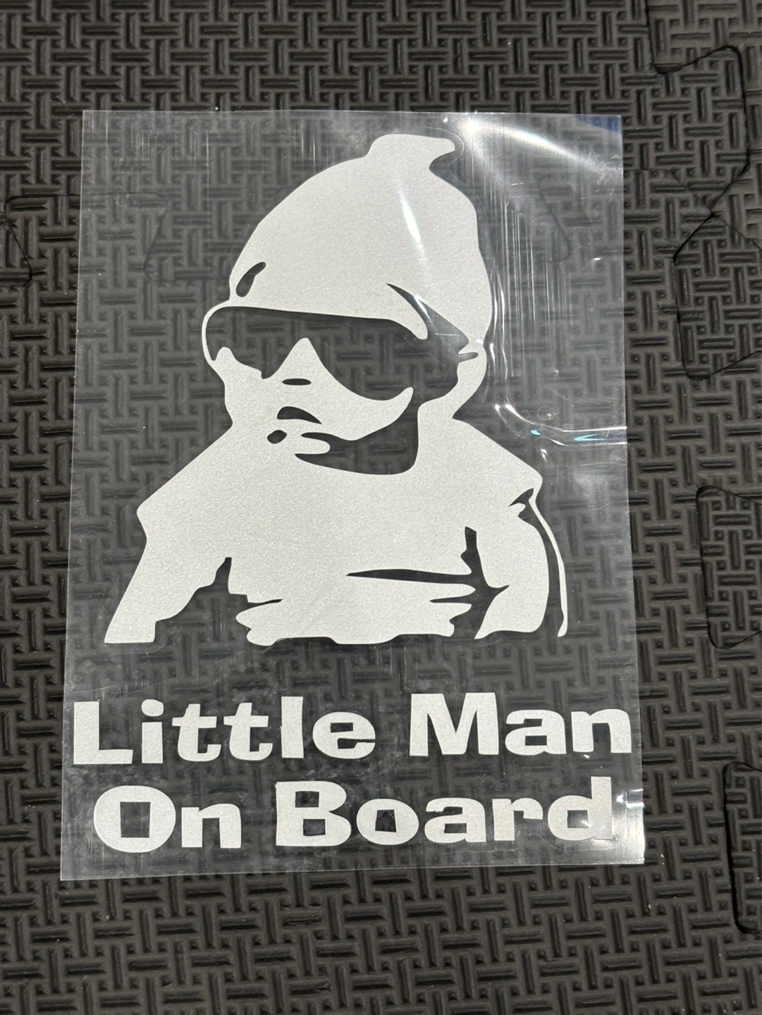 Little Man On Board Decal