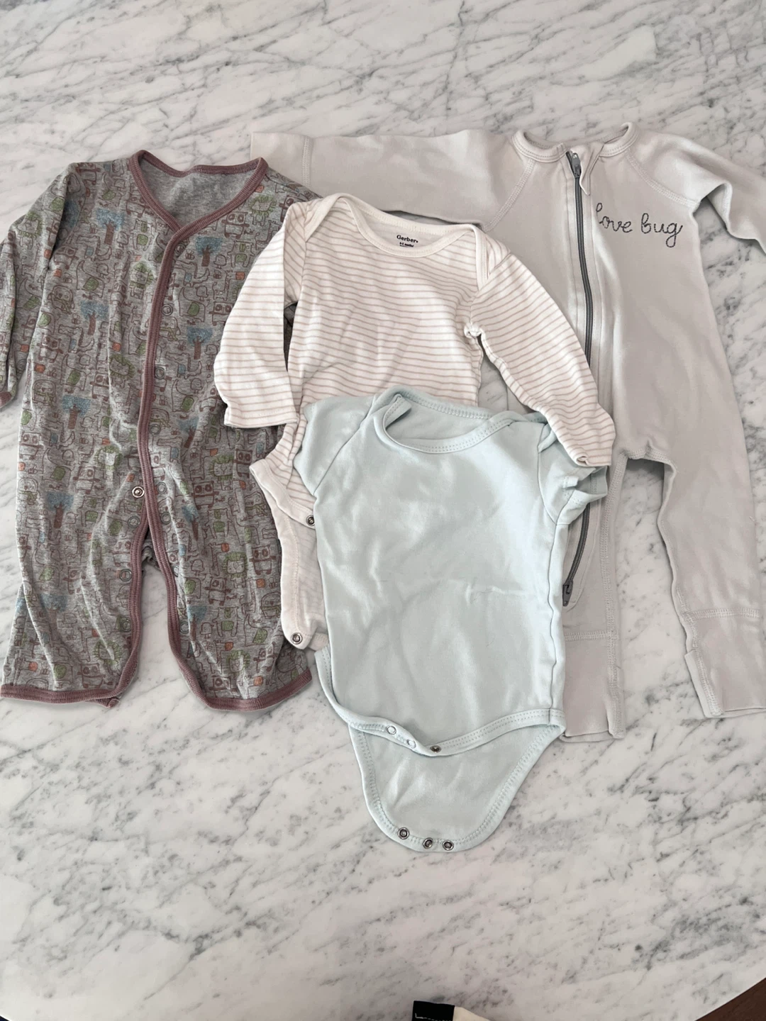 Gerber Baby Clothes Bundle - 4 Pieces