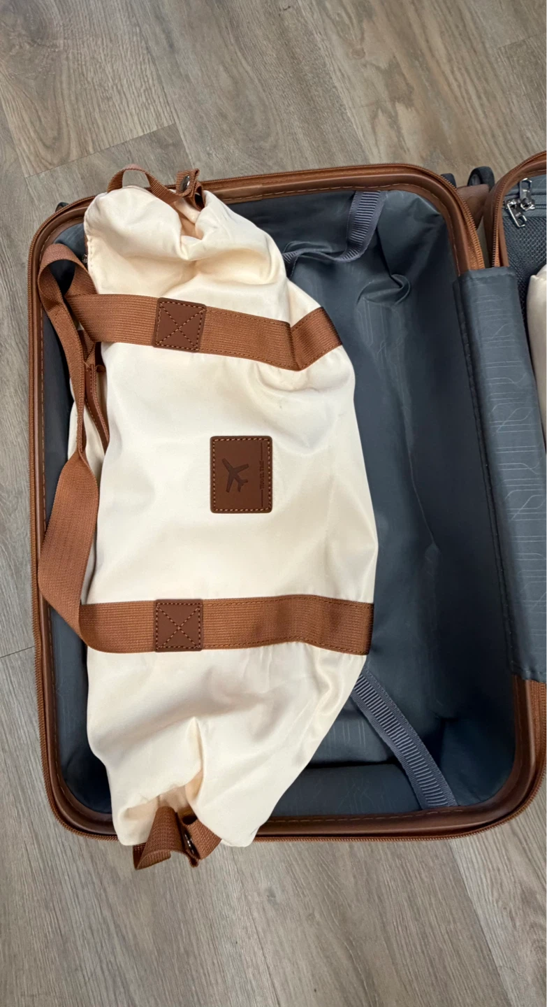 Imioimo Luggage Suitcase - Cream/Brown - photo 4